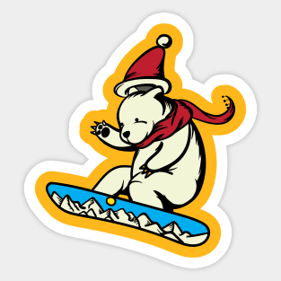 Polar Snowboard Sticker